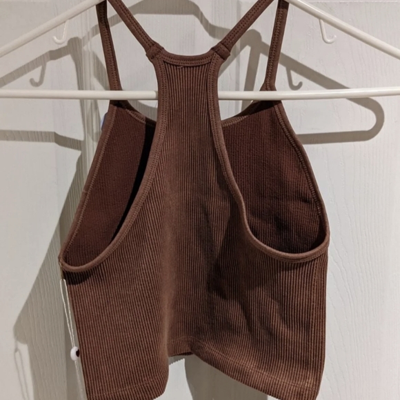 Bella Seamless Racerback Tank (Brown) - Picture 2 of 2